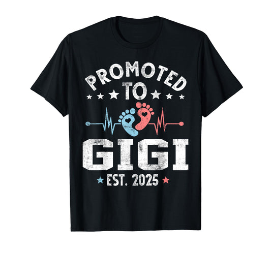 Vintage Promoted To Gigi EST. 2025 T-Shirt