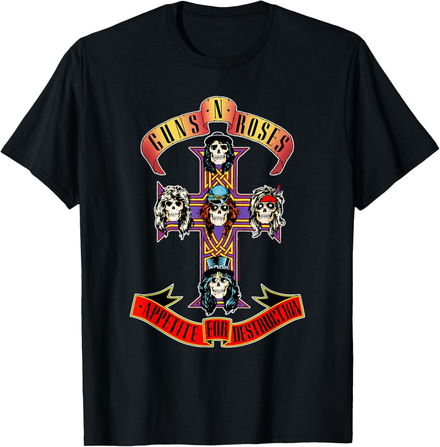 Guns N' Roses Official Cross T-Shirt