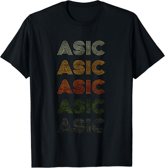Love Heart Asic Tee Grunge Vintage Style Black Asic T-Shirt