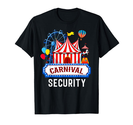Carnival Security Circus Costume Carny Event Staff Men Women T-Shirt