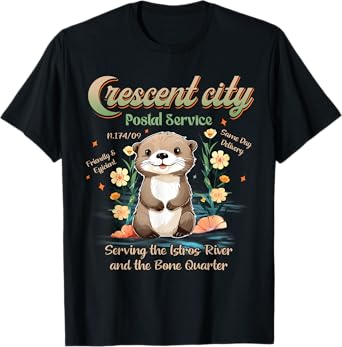 Crescent City Messenger Otter Crescent City Gift For Women T-Shirt