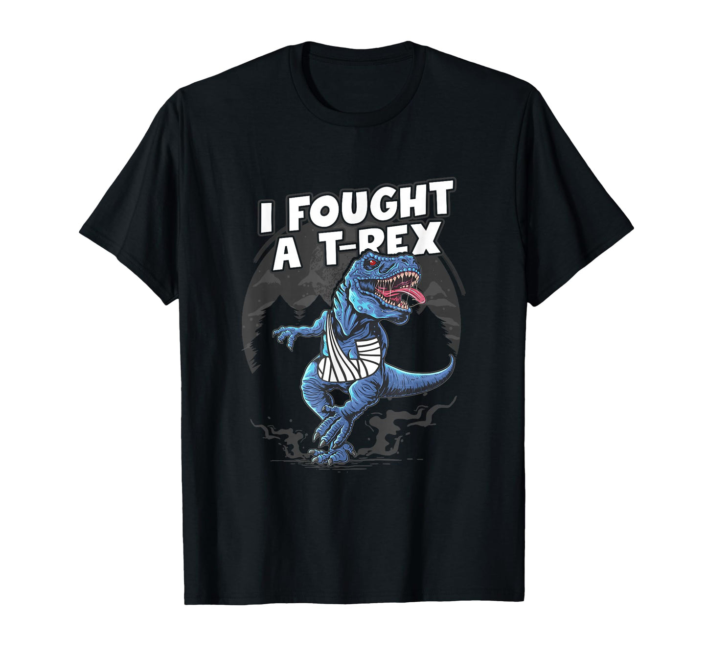 Broken Arm Recovery Boys Dinosaur I Fought A T-Rex Injury T-Shirt