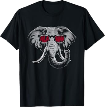 Graphic Alabama Elephant Name Personalized Spirit Evergreen T-Shirt