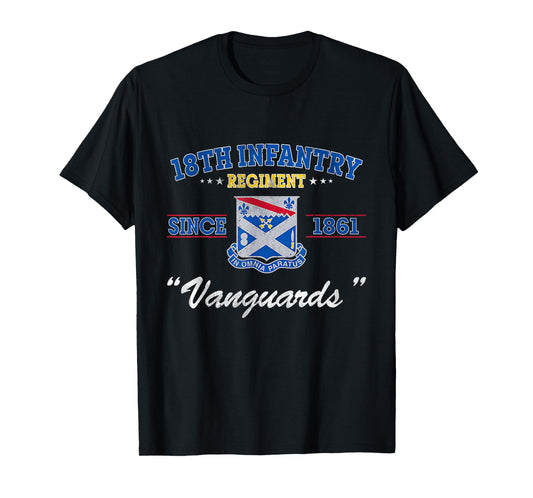 18th Infantry Regiment Veteran Military Father Day T-Shirt
