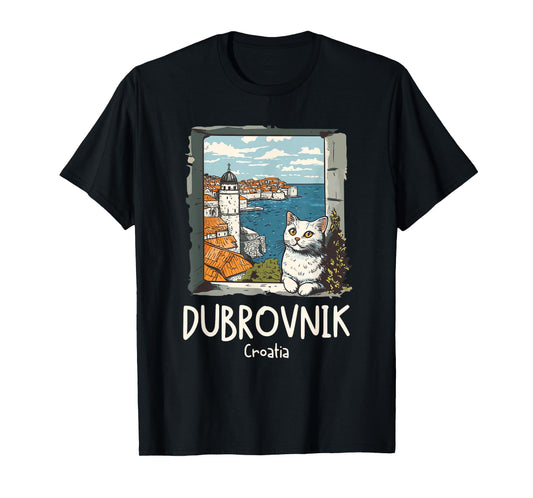 Dubrovnik Croatia Cat / Dubrovnik T-Shirt