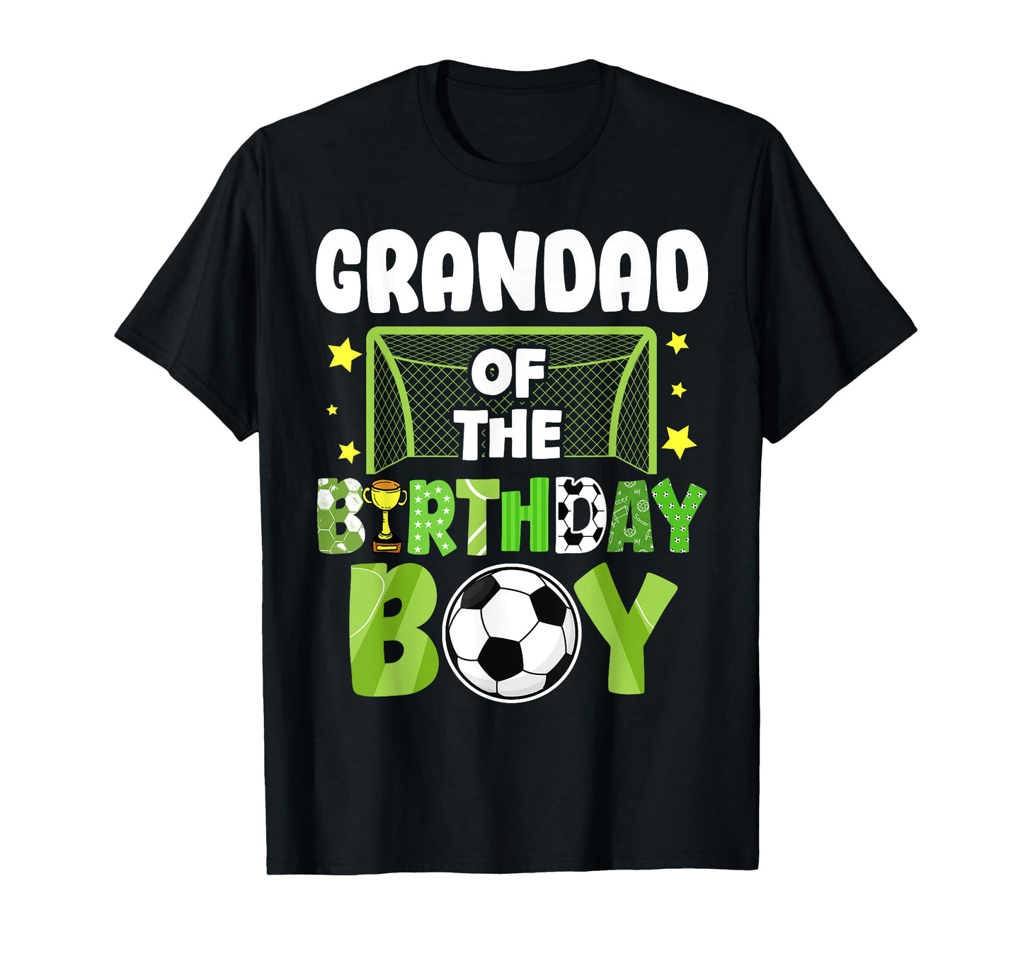 Soccer Grandad Birthday Boy Party Soccer Family Matching T-Shirt