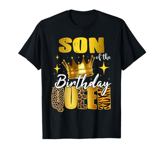 Son Of The Birthday Queen Women Bday Party Gift T-Shirt