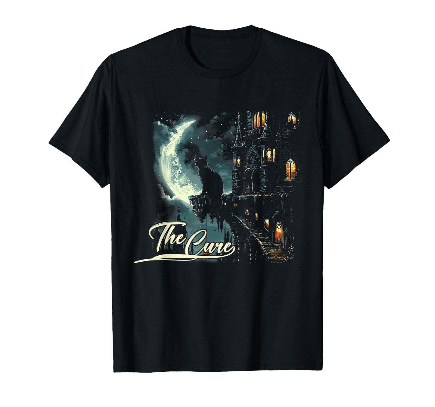 Cures Graphic Art Musician Funny Animal Cat Apparel Lovers T-Shirt