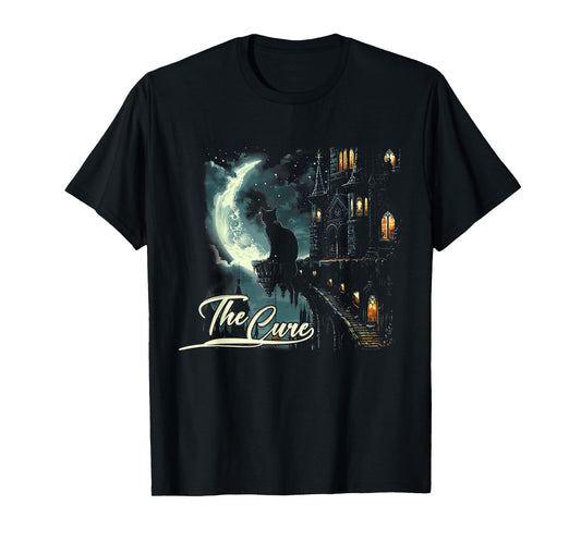 Cures Graphic Art Musician Funny Animal Cat Apparel Lovers T-Shirt