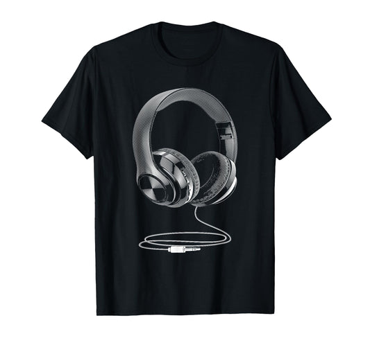 Cool Headphones Design For Men Women DJ Music Artist Lover T-Shirt