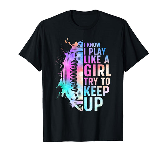Cool Football For Women Girls Football Player Coach Sports T-Shirt