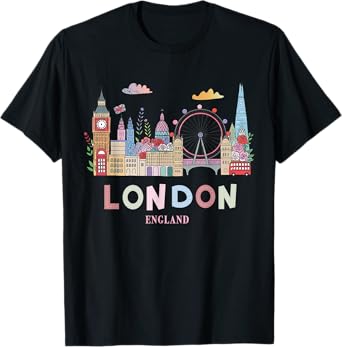 London Souvenirs Idea For Women & British Memorabilia London T-Shirt