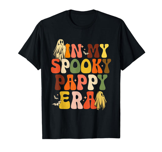 In My Spooky Pappy Era Retro Halloween Boo Ghost Dad Men T-Shirt