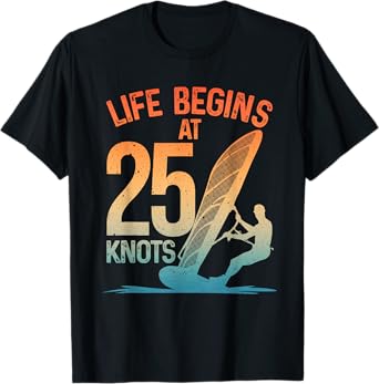 Funny Windsurfing Design For Men Women Windsurfer Surfing T-Shirt
