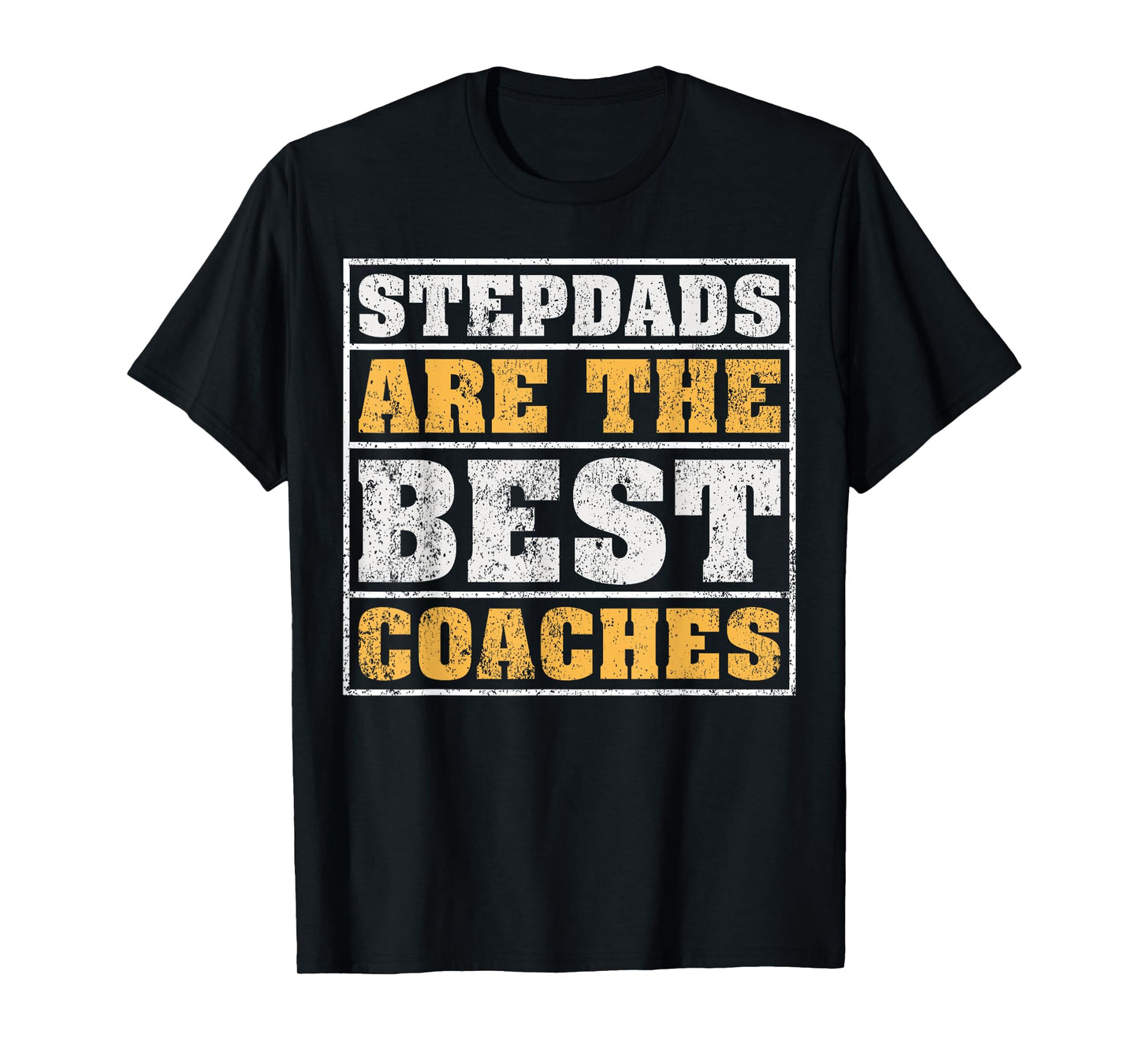 Vintage Stepdad Are The Best Coaches Stepdad Father's Day T-Shirt