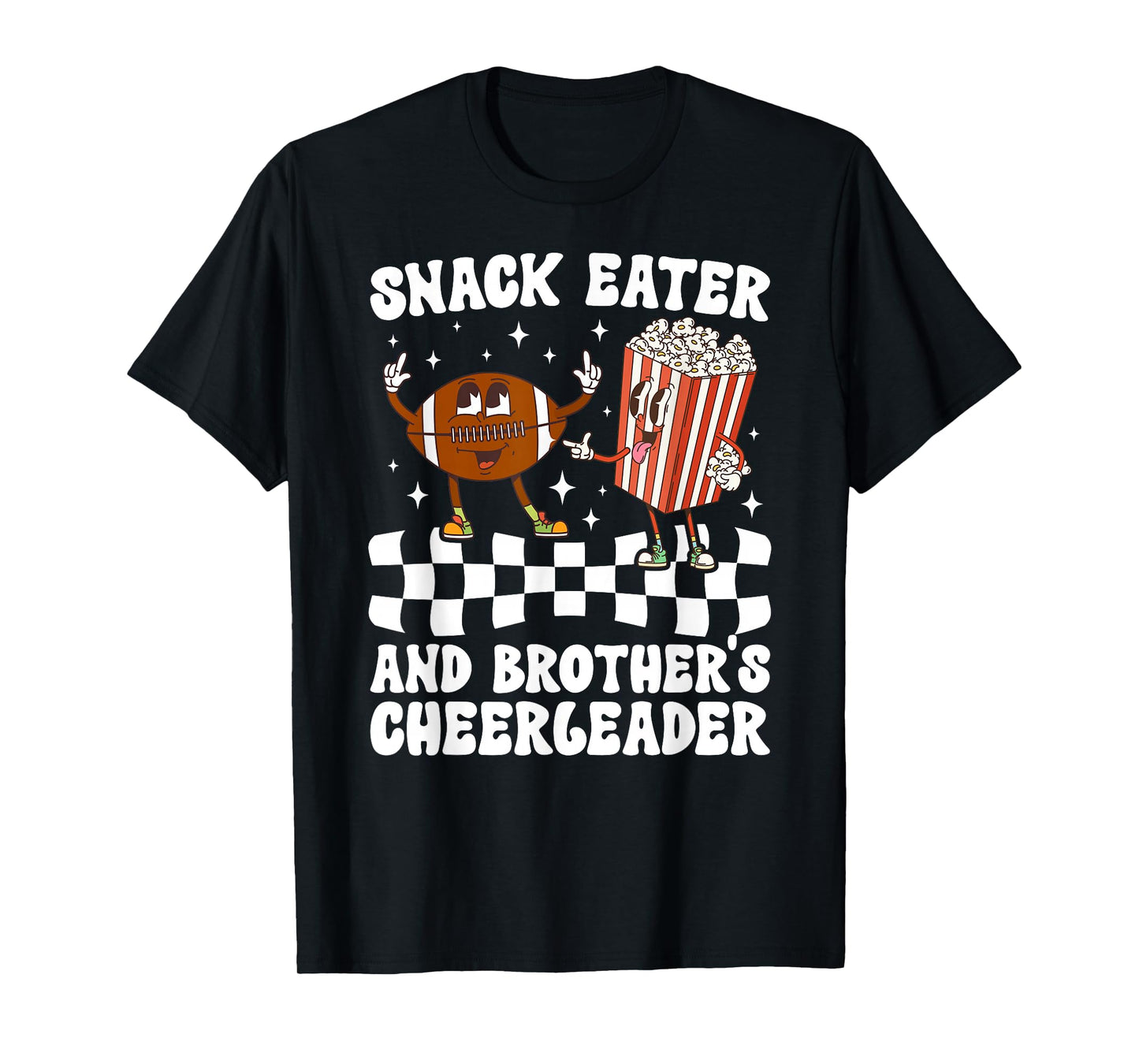 Brother's Cheerleader Football Sister Of A Football Player T-Shirt