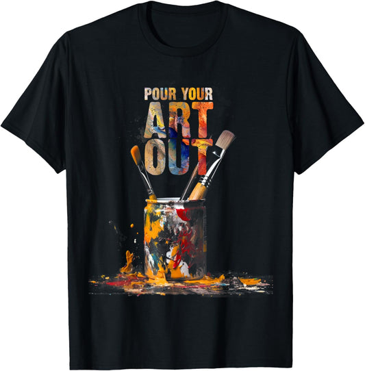 Artist Art Make Art Painter Teacher Artsy Gift T-Shirt