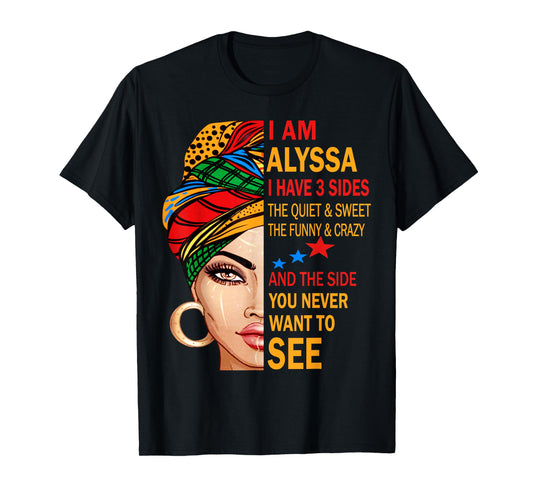 ALYSSA Name Surname Family Last First Name ALYSSA T-Shirt