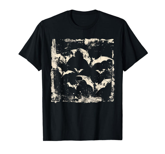 Bats Vampire Horror Spooky Scary Halloween Goth Aesthetic T-Shirt