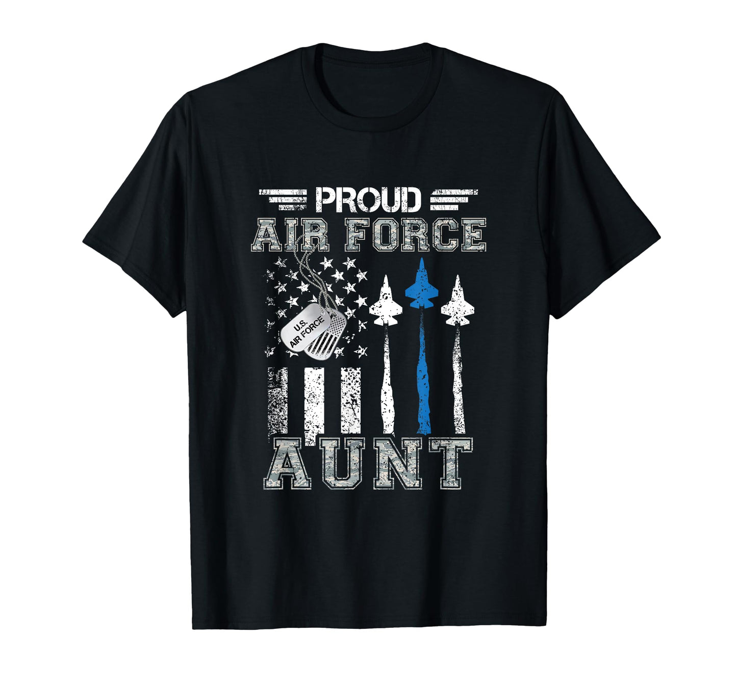Proud Air Force Aunt US Air Force Graduation Aunt Gifts T-Shirt
