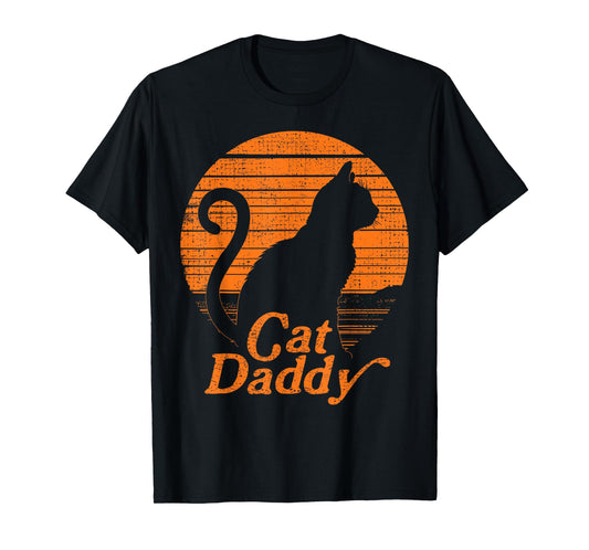 Mens Cat Daddy Funny Cat Lover - Cat Dad T-Shirt