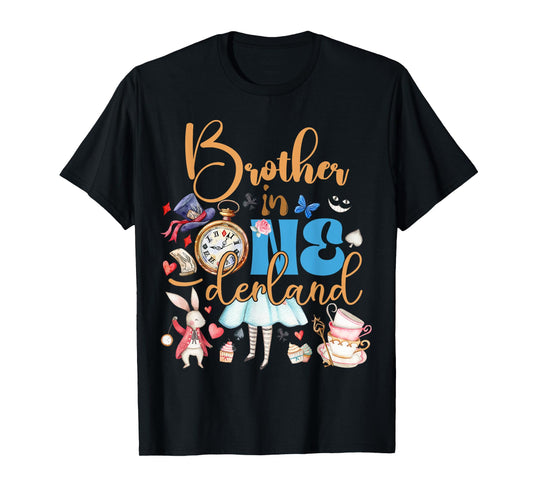 Alice Brother in ONEderland Birthday Family T-Shirt