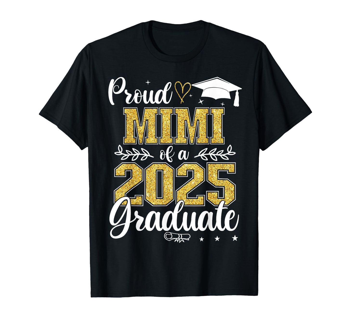 Proud Mimi Of A Class Of 2025 Graduate Senior Graduation T-Shirt