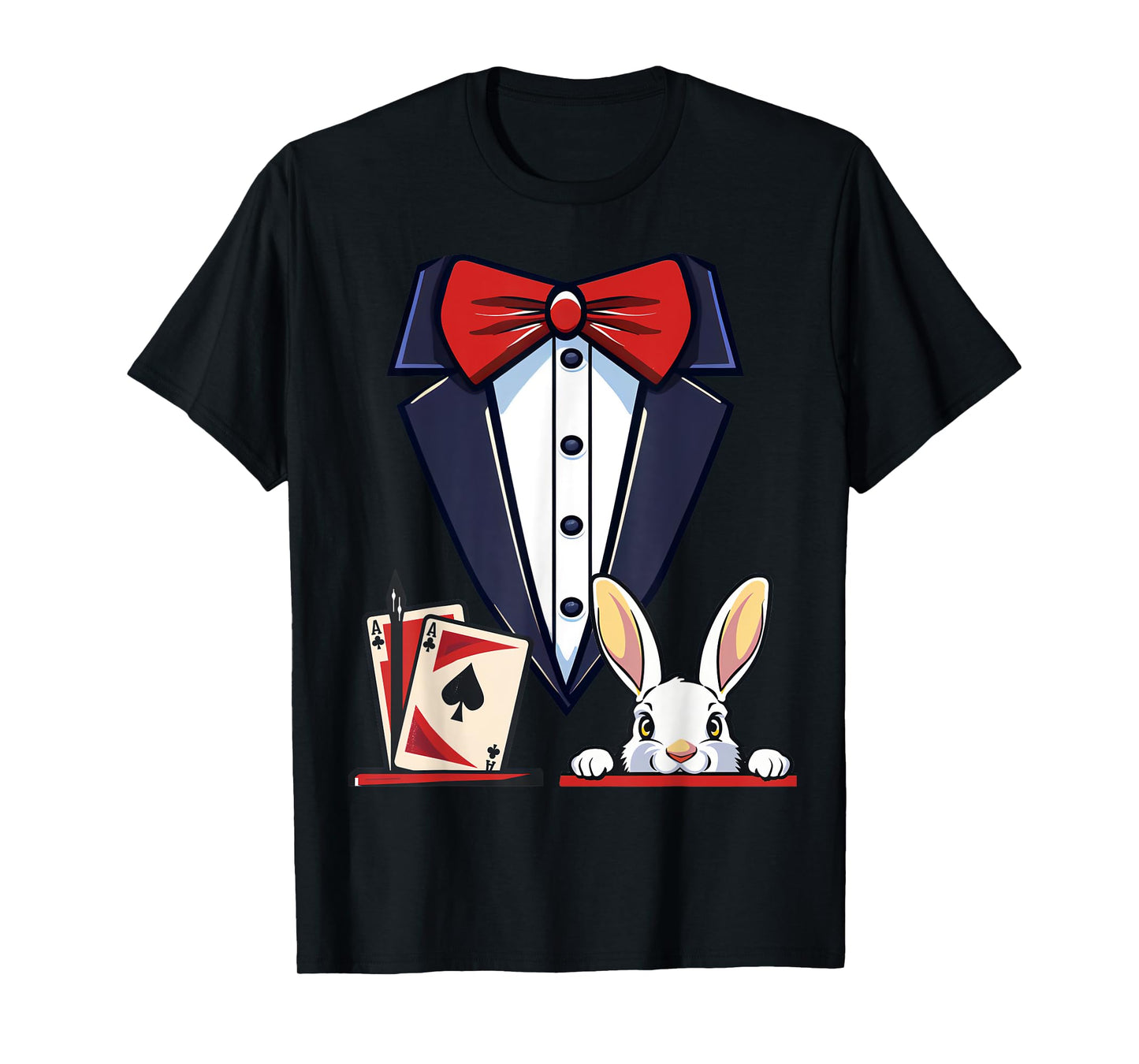 Magician Costume Halloween Magic Show Men Women Kids Boys T-Shirt