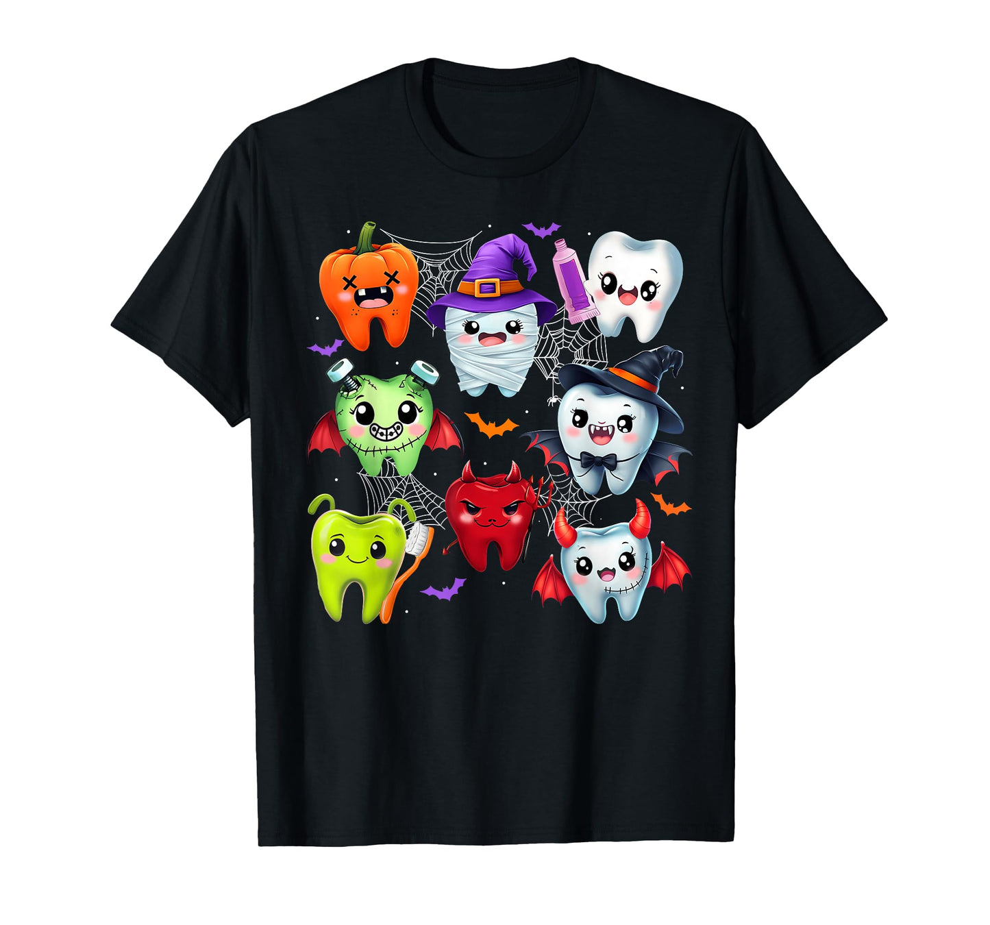 Dentist Dental Boo Crew Halloween Costume Teeth Women Men T-Shirt