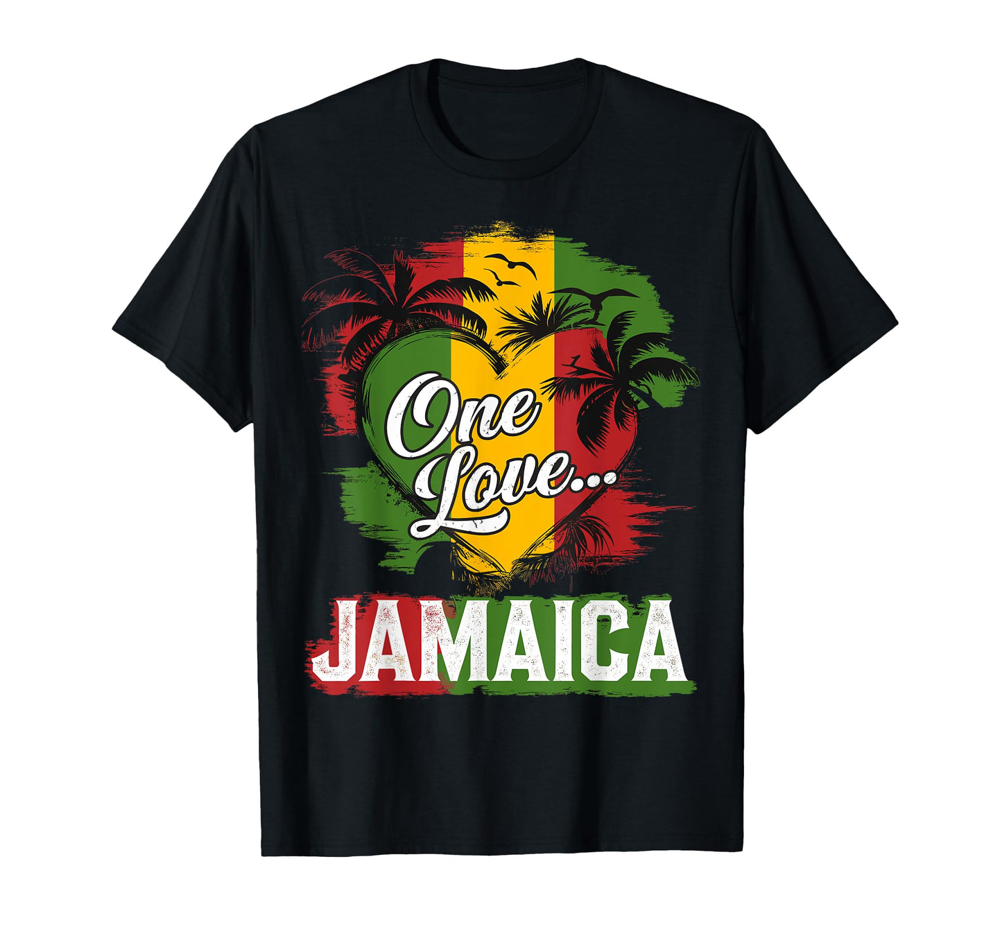 One Love Jamaica 2025 Hibiscus Flower Caribbean Vacation T-Shirt