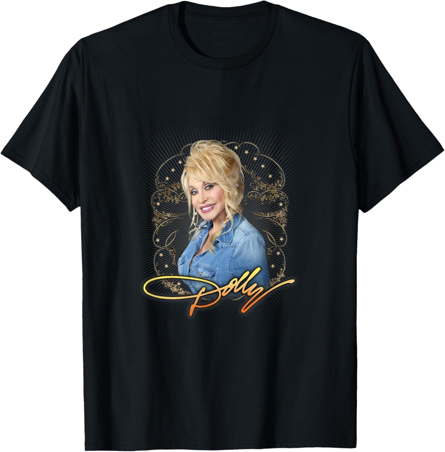 Dolly Parton Denim Smile T-Shirt