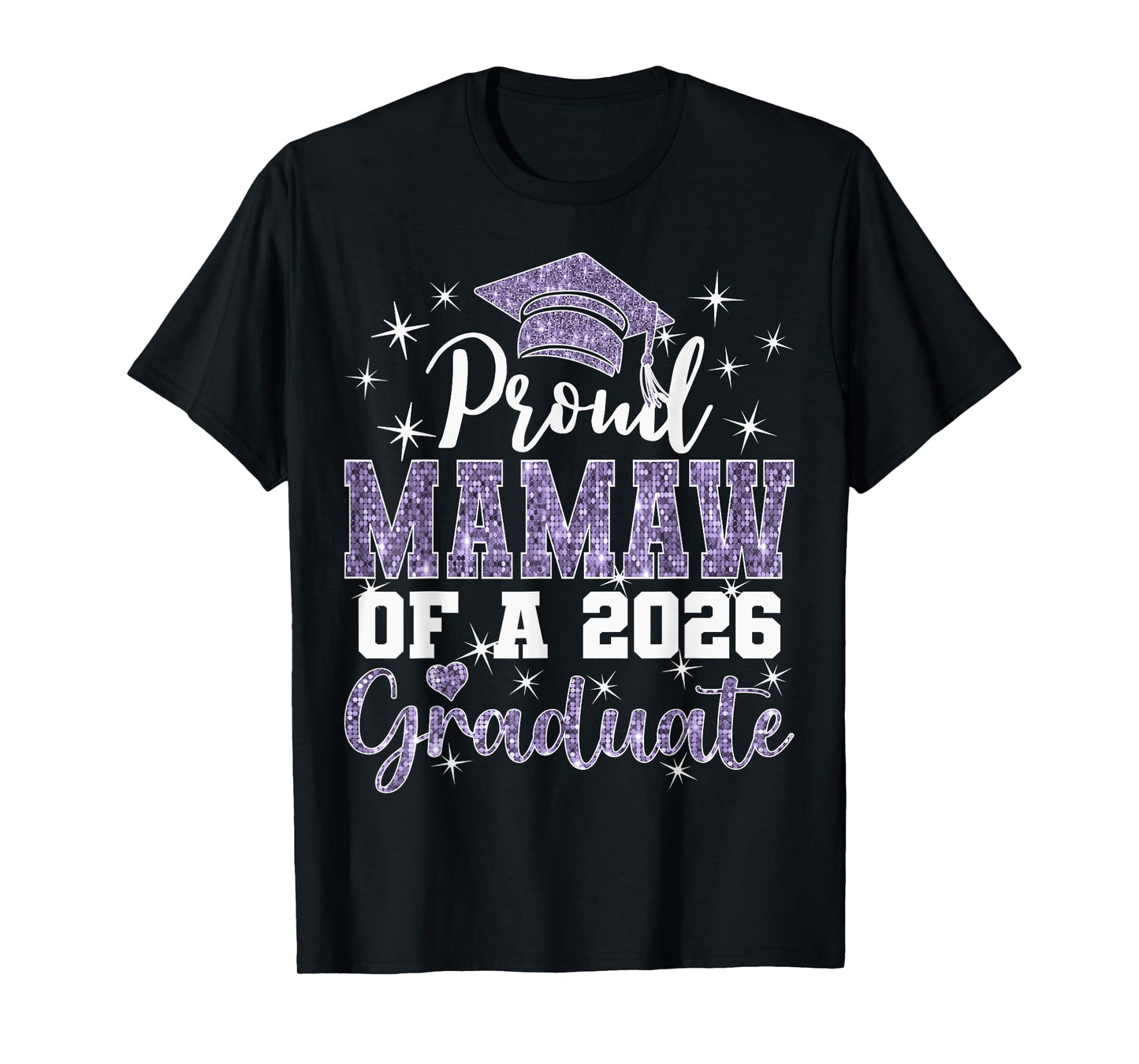 Super Proud Mamaw of 2026 Graduate Senior Graduation Family T-Shirt