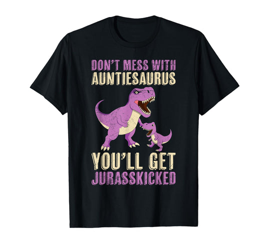 Tantesaurus Mother's Day Aunt Auntiesaurus Rex Dino T-Shirt