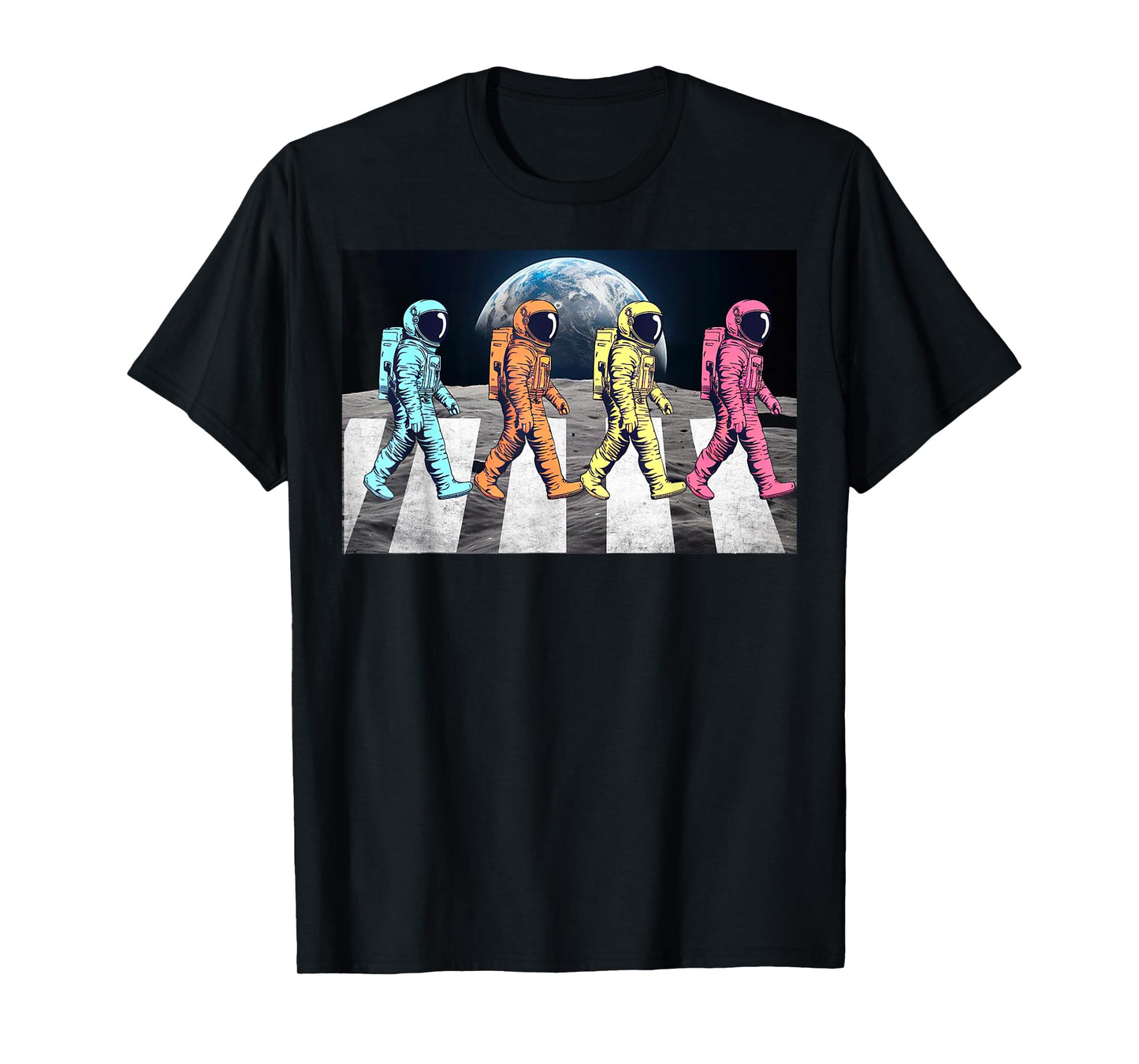 Retro Astronaut Outer Space Funny Gifts For Men Women Kids T-Shirt