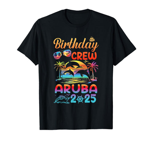 Aruba Birthday Trip Vacation 2025 Matching Group T-Shirt