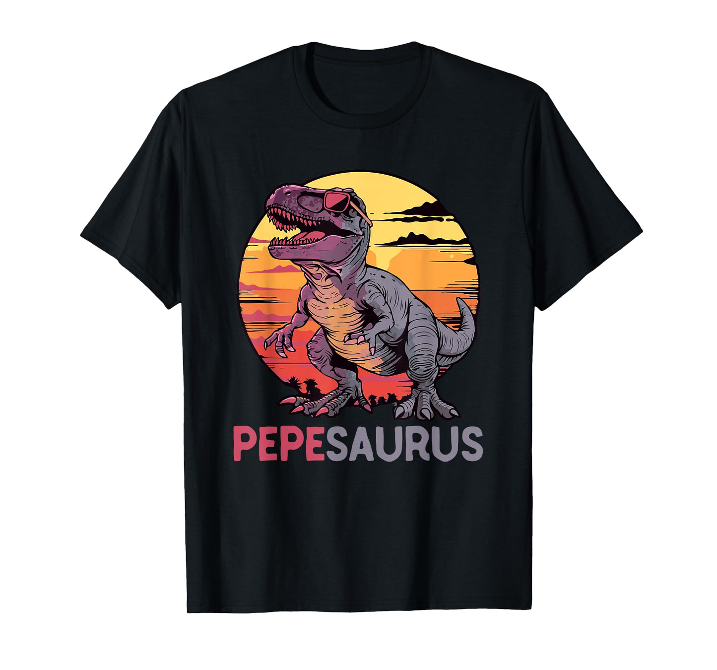 PepeSaurus Dino Dinosaur Pepe-Saurus T-Rex Funny Trex T-Shirt