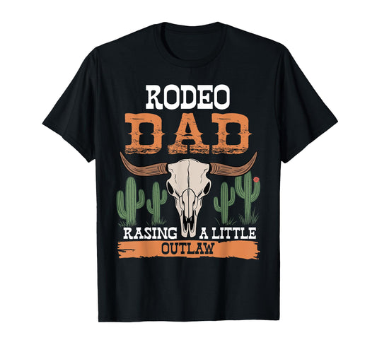 Dad Birthday Cowboy Cowgirl Western Rodeo Daddy Bday Party T-Shirt