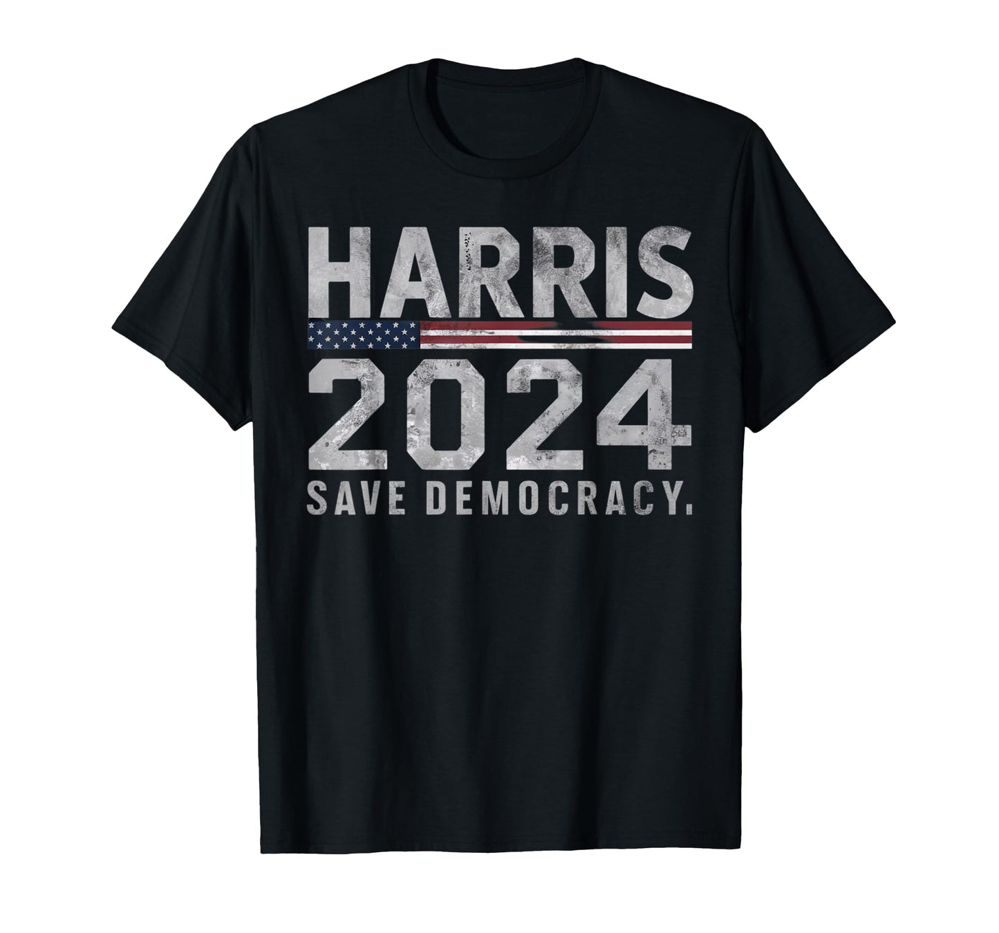 Save Democracy Kamala Harris for President 2024 Graphic Tee T-Shirt