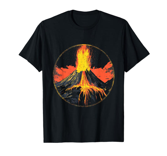 Cool erupting volcano costume for boys and girls T-Shirt