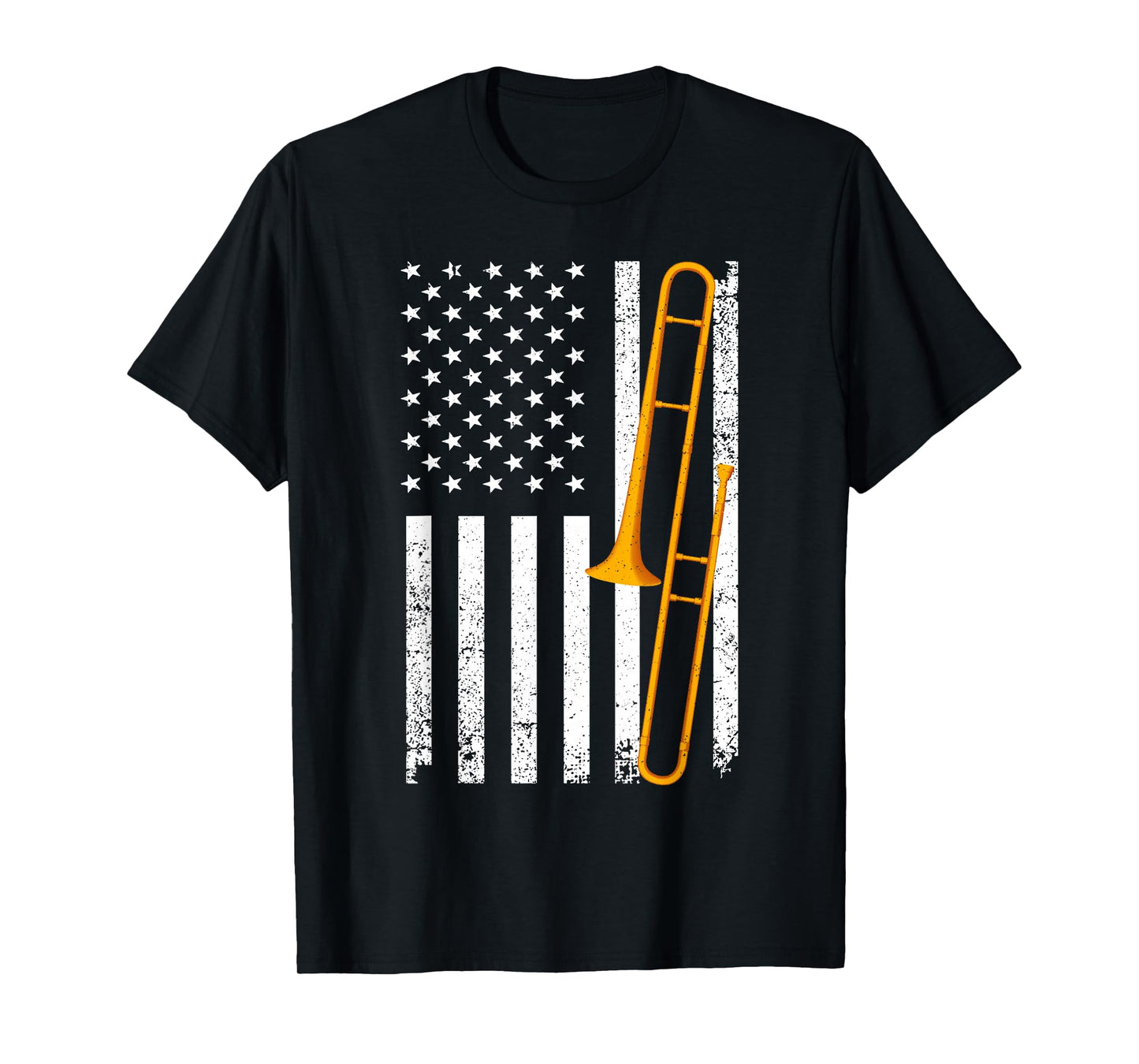 Funny Trombone Art for Men Women Jazz Music Trombone Player T-Shirt
