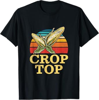 Crop top, Corn Farmer T-Shirt