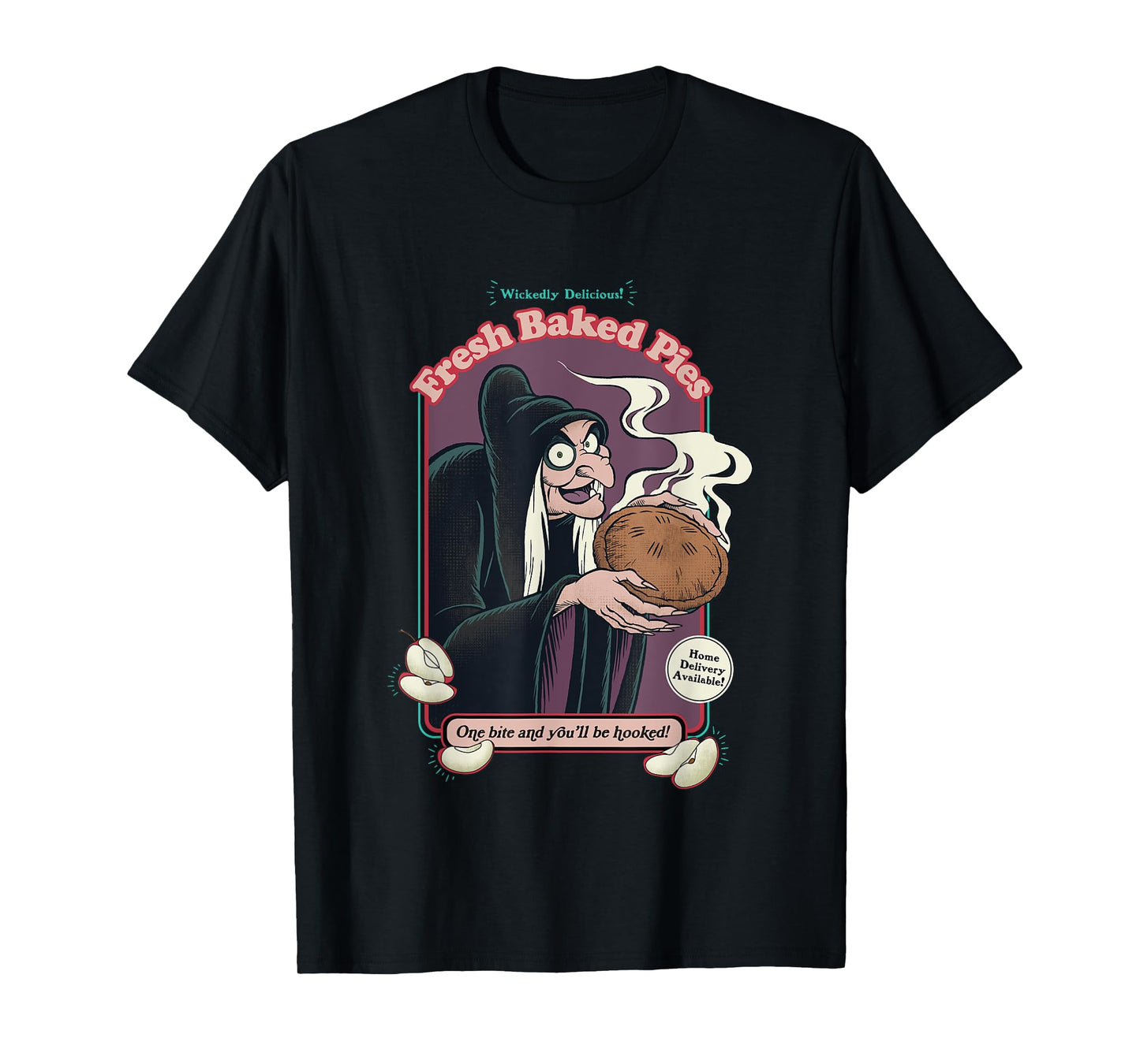 Disney Villains Evil Queen One Bite And You'll Be Hooked! T-Shirt
