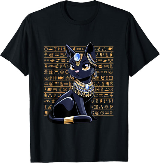 Bast Cat Egyptian Mythology Goddess Bastet T-Shirt