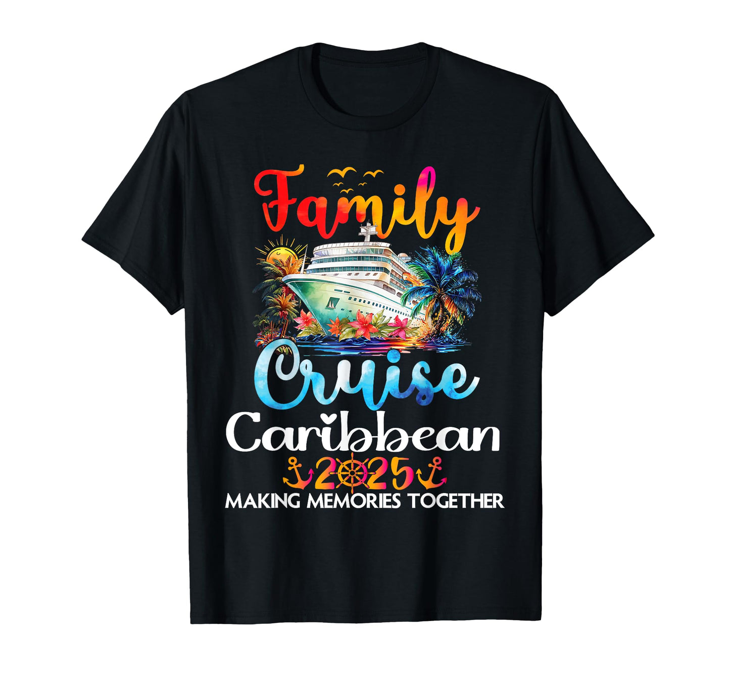 Family Caribbean Cruise Trip Caribbean Family Cruise 2025 T-Shirt