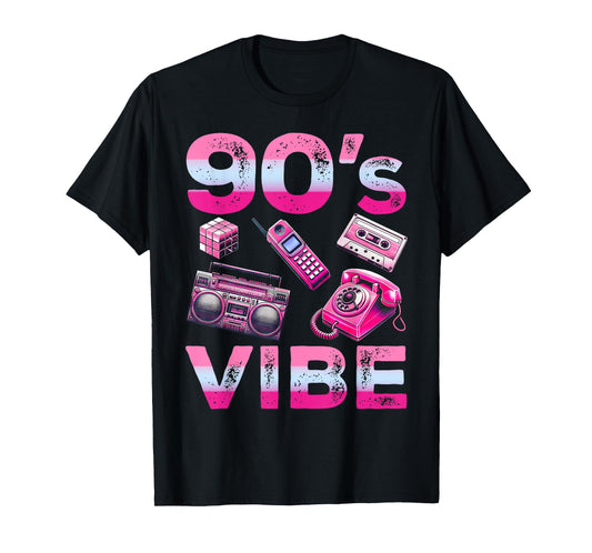 90s Vibe 1990s Vintage Style Nineties Retro Party T-Shirt