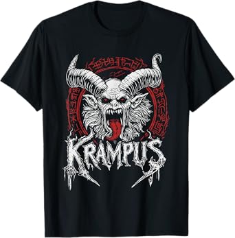 Kramperl Perchten Santa's Helper Christmas Demon Krampus T-Shirt