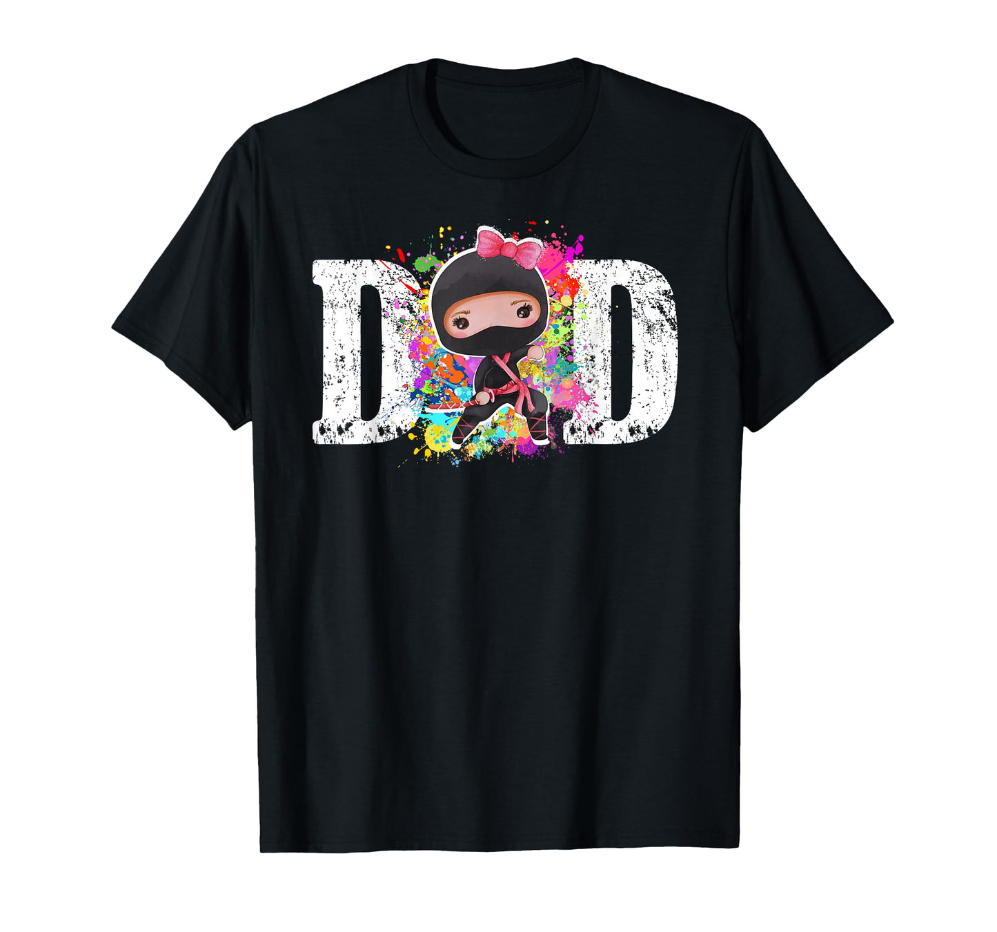 Dad of the Birthday Ninja Funny Dad Ninja Party Birthday T-Shirt