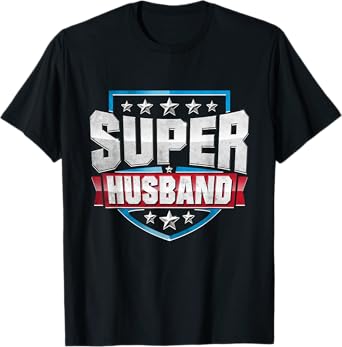SUPER HUSBAND T-Shirt Funny Superhero Husband Tee Shirt T-Shirt
