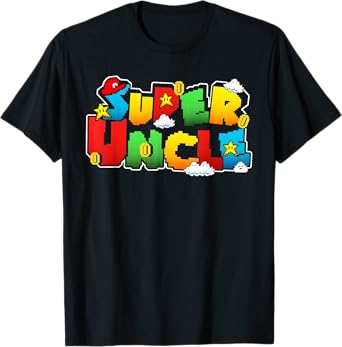 Gamer Super Uncle Funny Father Day Gifts For Uncle T-Shirt