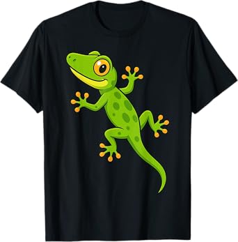 Funny Gecko Lizard Animal Lover Boys Girls Kids T-Shirt